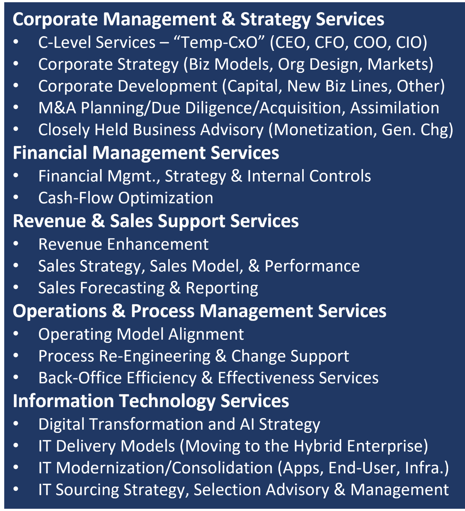 Key Service Offerings_Summary Brief_2